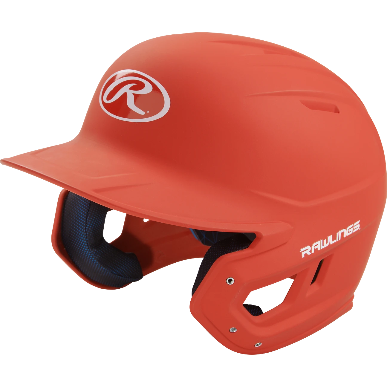 Rawlings MACH Series Matte Baseball Batting Helmet (Orange) - Image 2
