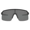 Oakley Sutro Lite Men's Polarized Rectangular Baseball Shield Sunglasses (Black/Prizm Black)
