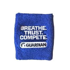 Guardian Baseball Brandon Guyer Mindset Series WIN Wrist Bands Terry Cloth (Navy)