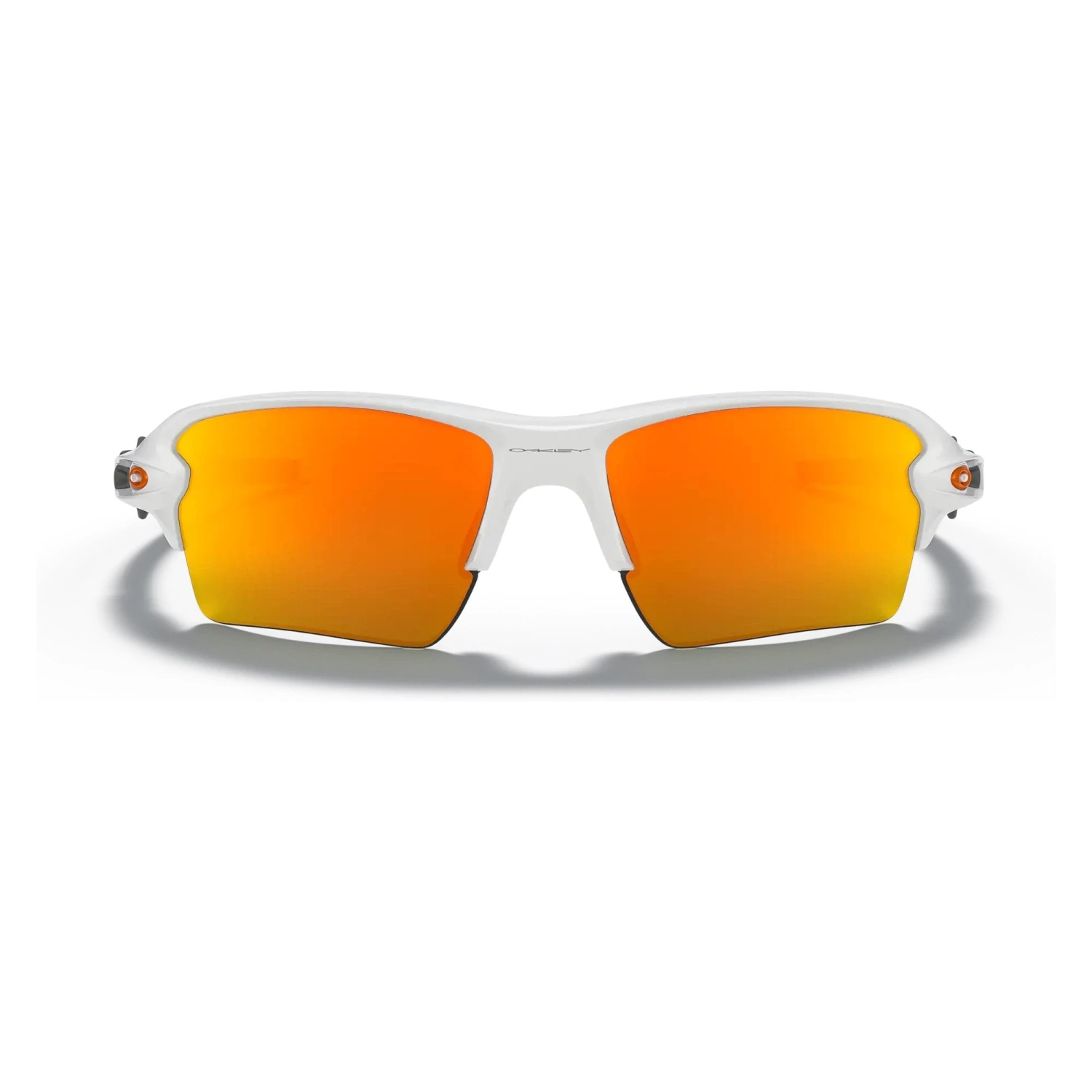 Oakley Flak 2.0 XL Men's Baseball Sunglasses, Polished, Polished (White/Fire Iridium) - Image 2