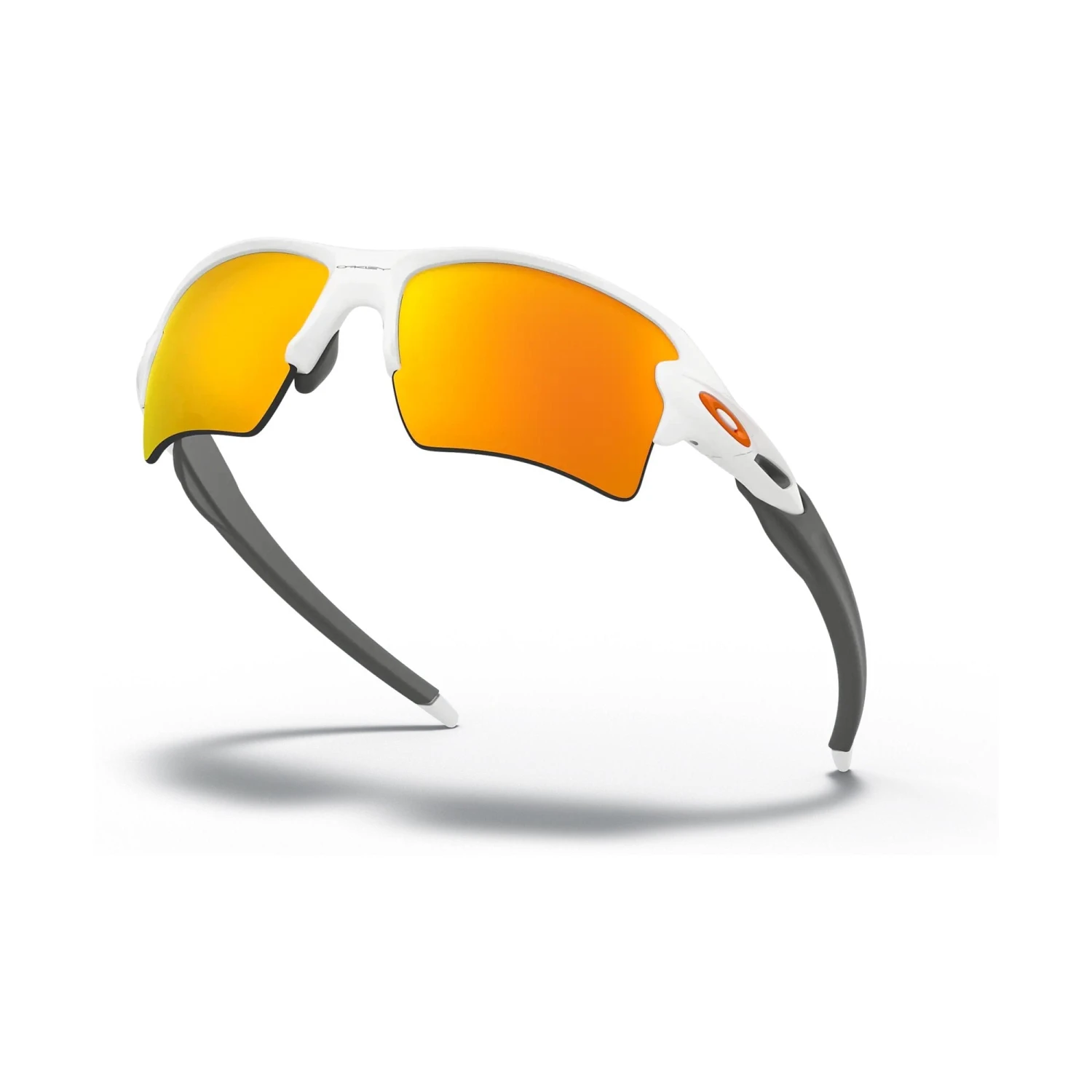 Oakley Flak 2.0 XL Men's Baseball Sunglasses, Polished, Polished (White/Fire Iridium) - Image 5
