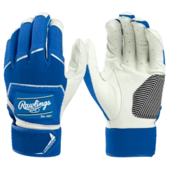 Rawlings Workhorse Baseball Batting Gloves (Royal)