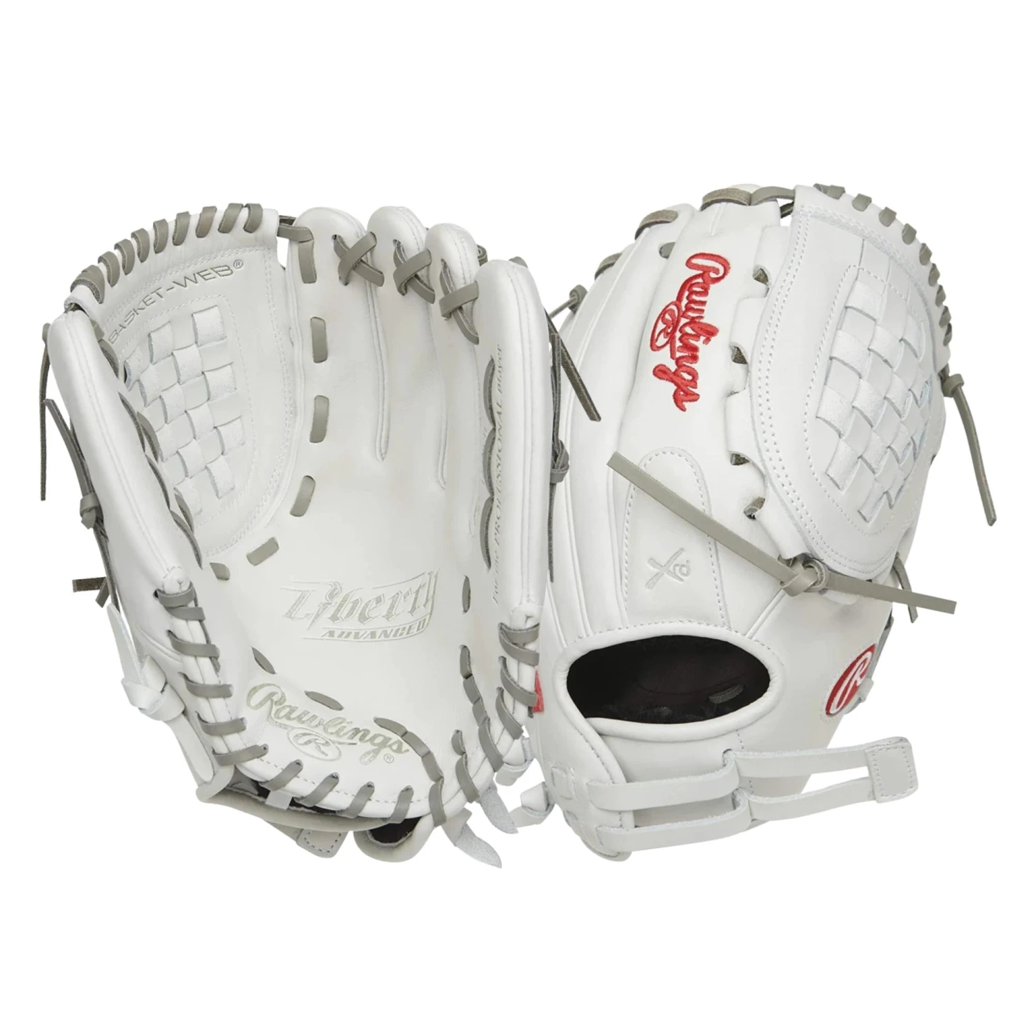Rawlings Liberty Advanced 12" Fastpitch Softball Infield Pitcher Left Hand Throw (White)