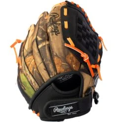 Rawlings Playmaker Series Mossy Oak Break Up Hunting Special Edition Youth Baseball Glove Right & Left Hand Throw (Camo )