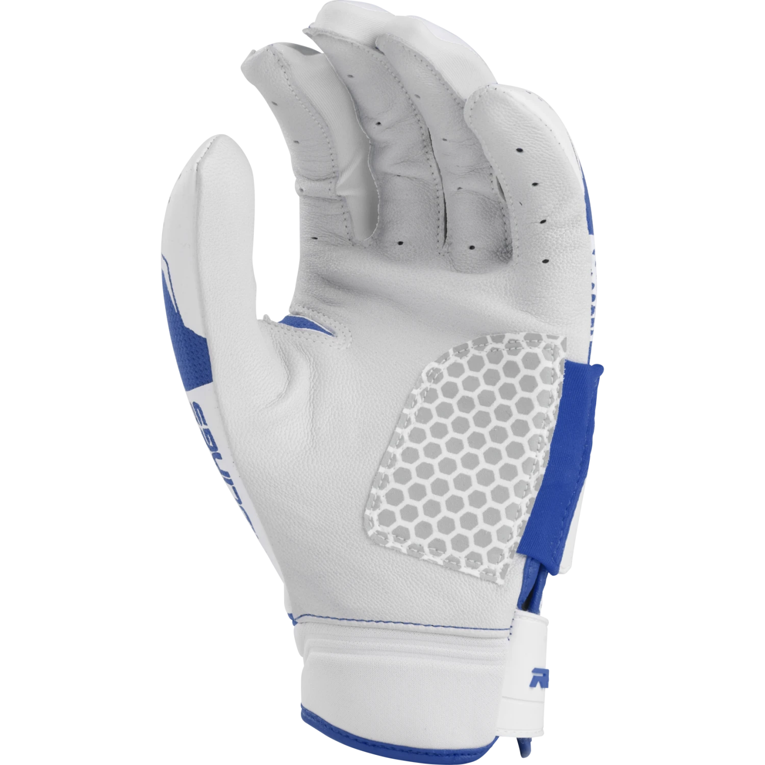 Rawlings Workhorse Pro Women's Double Strap Fatspitch Softball Impax Batting Gloves (Royal) - Image 2