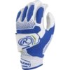 Rawlings Workhorse Pro Women's Double Strap Fatspitch Softball Impax Batting Gloves (Royal)