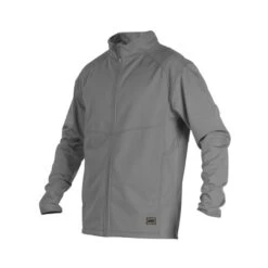 Rawlings Adult Gold Collection Mid-Weight Full-Zip Batting Practice Coaches Jacket (Gray))