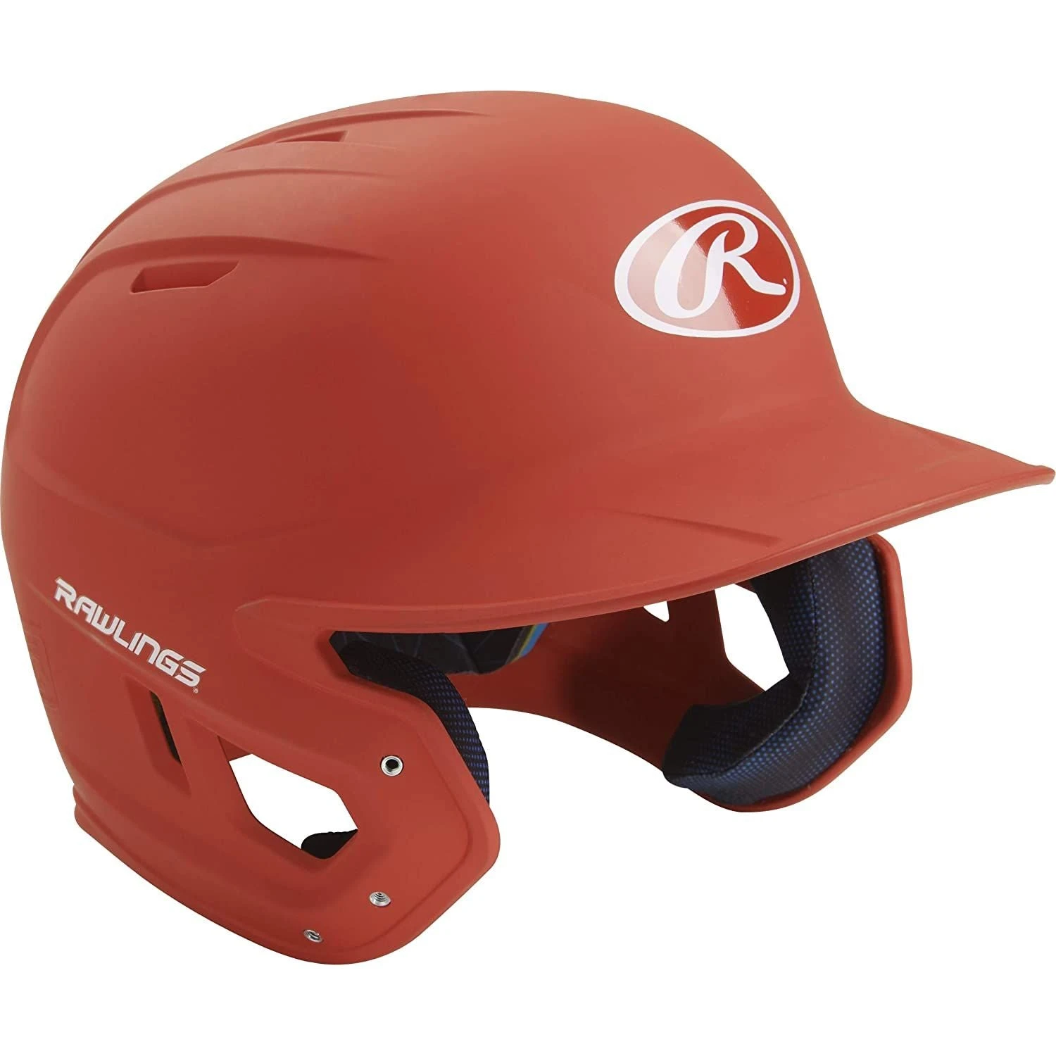Rawlings Mach Matte Baseball Batting Helmet Junior & Senior Adult Size (Burnt Orange) - Image 2