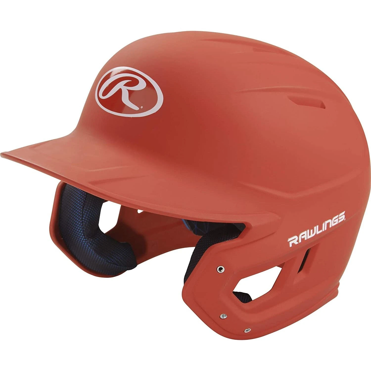 Rawlings Mach Matte Baseball Batting Helmet Junior & Senior Adult Size (Burnt Orange) - Image 3
