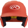 Rawlings MACH Series Matte Baseball Batting Helmet (Orange)
