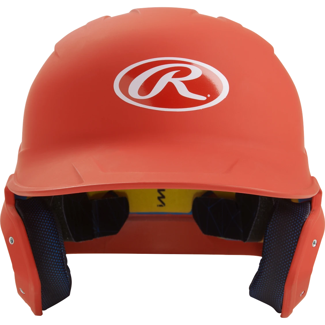 Rawlings MACH Series Matte Baseball Batting Helmet (Orange)