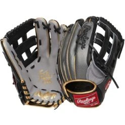 Rawlings Heart Of The Hide Bryce Harper Model Baseball Glove, Pro H Web, 13 Inch, Right Hand Throw (Silver/Black)
