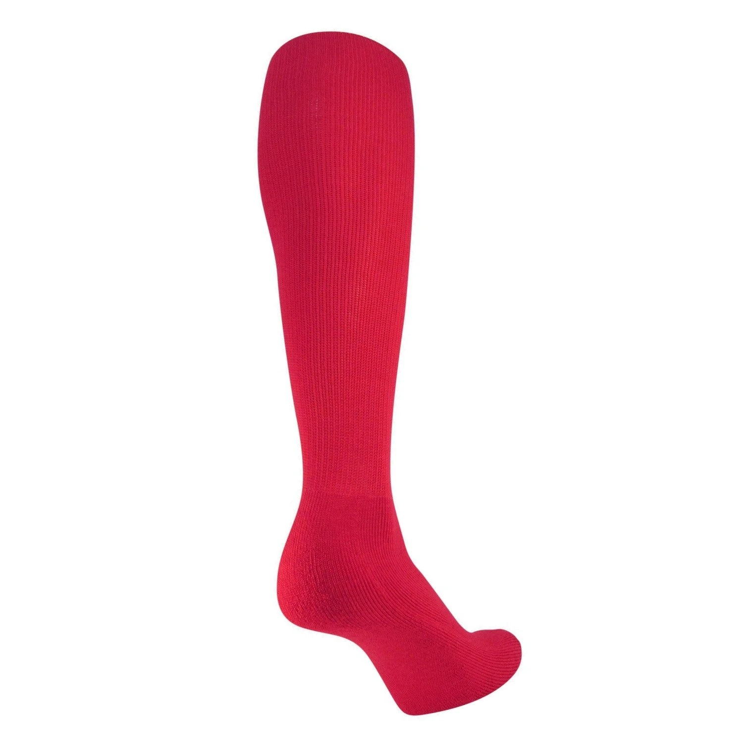 TCK Twin City ALLSPORT Baseball Softball Solid Adult Sock (Red) - Image 2
